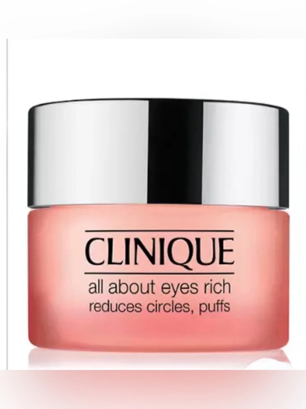 NEW Clinique All About Eyes Rich Eye Cream Under Eye Smoother 05 Ounces